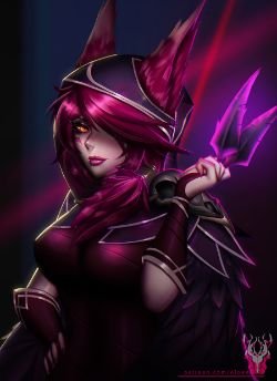 Xayah by okscsi7 HD Wallpaper Fan Art Artwork League of Legends lol