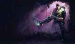 Jailbreak Graves Splash Art HD 4k Wallpaper Background Official Art Artwork League of Legends lol