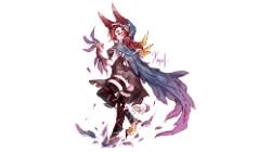 Xayah by Sueyen HD Wallpaper Fan Art Artwork League of Legends lol