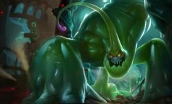 Classic Zac Splash Art 4k HD Wallpaper Official Artwork League of Legends lol