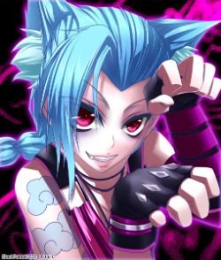 Kitty Cat Jinx by 六月の兎 HD Wallpaper Fan Art Artwork League of Legends lol