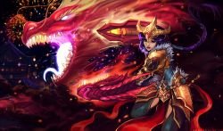 Festival Dragon Shyvana (Skin Concept) by Enijoi HD Wallpaper Fan Art Artwork League of Legends lol
