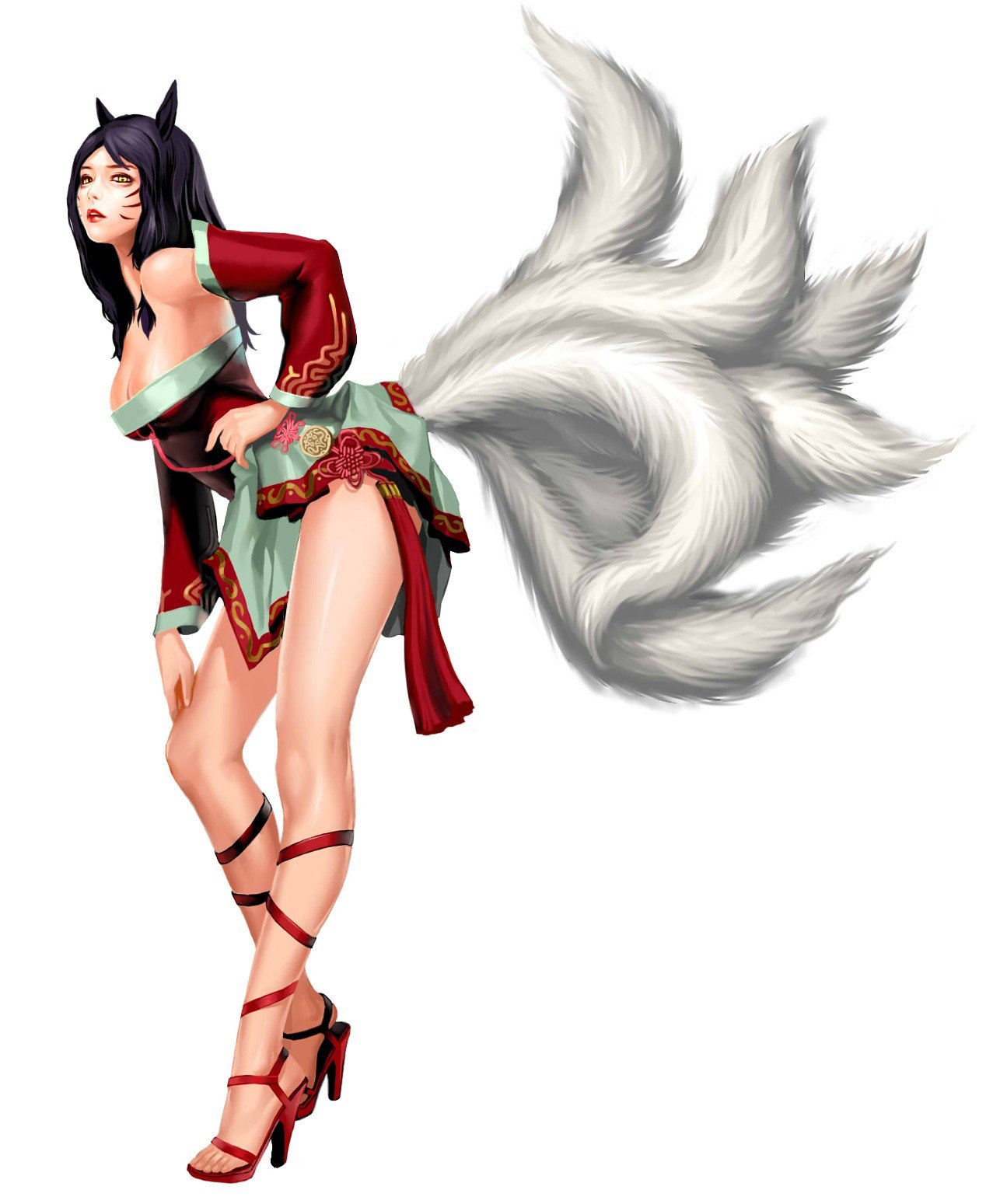 Ahri by preter HD Wallpaper Fan Art Artwork League of Legends lol