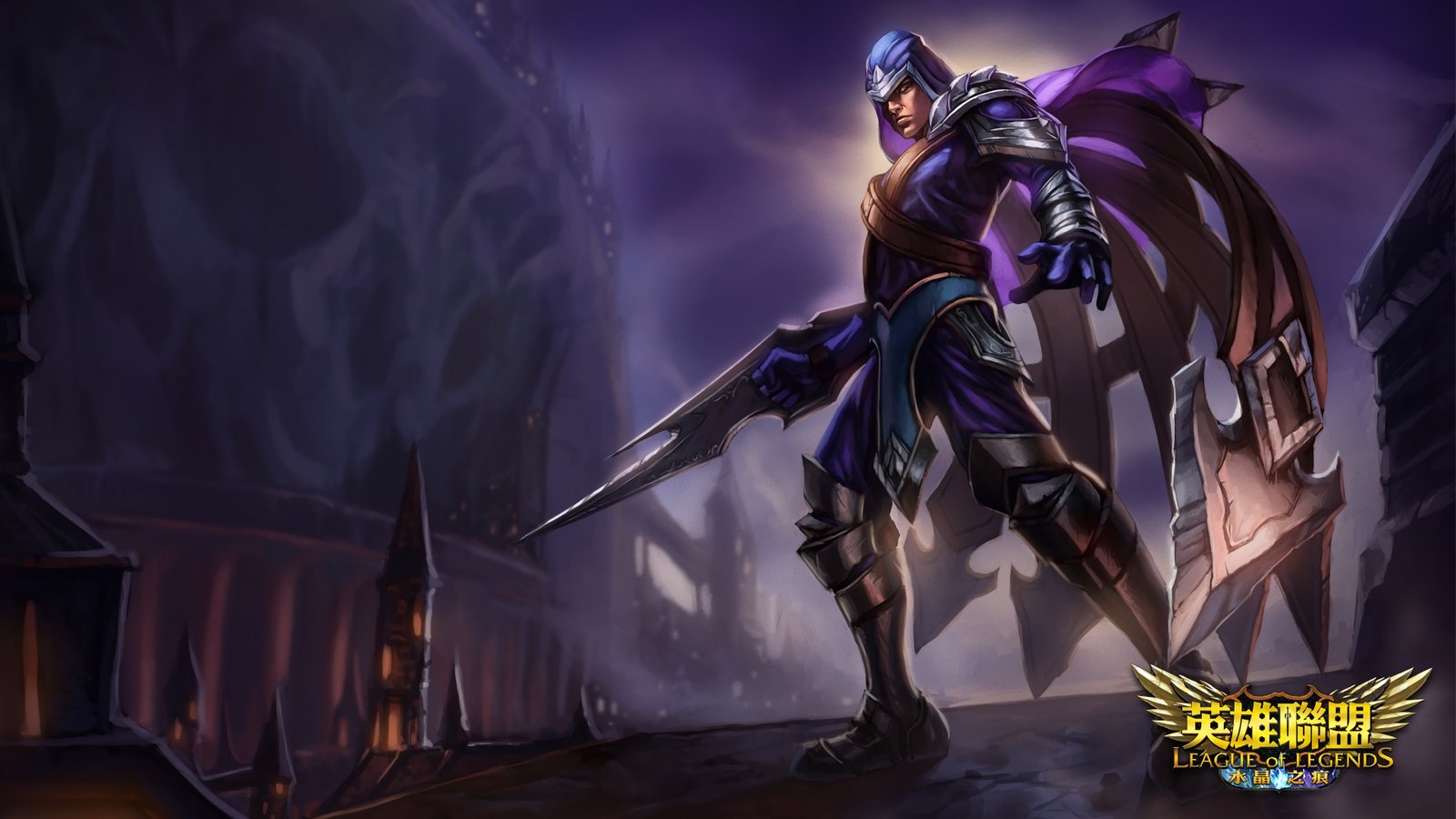 Classic Talon Splash Art Old League of Legends Artwork Wallpaper lol