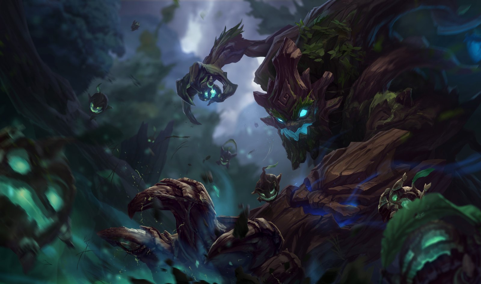Classic Maokai Splash Art 4k HD Wallpaper Official Artwork League of Legends lol