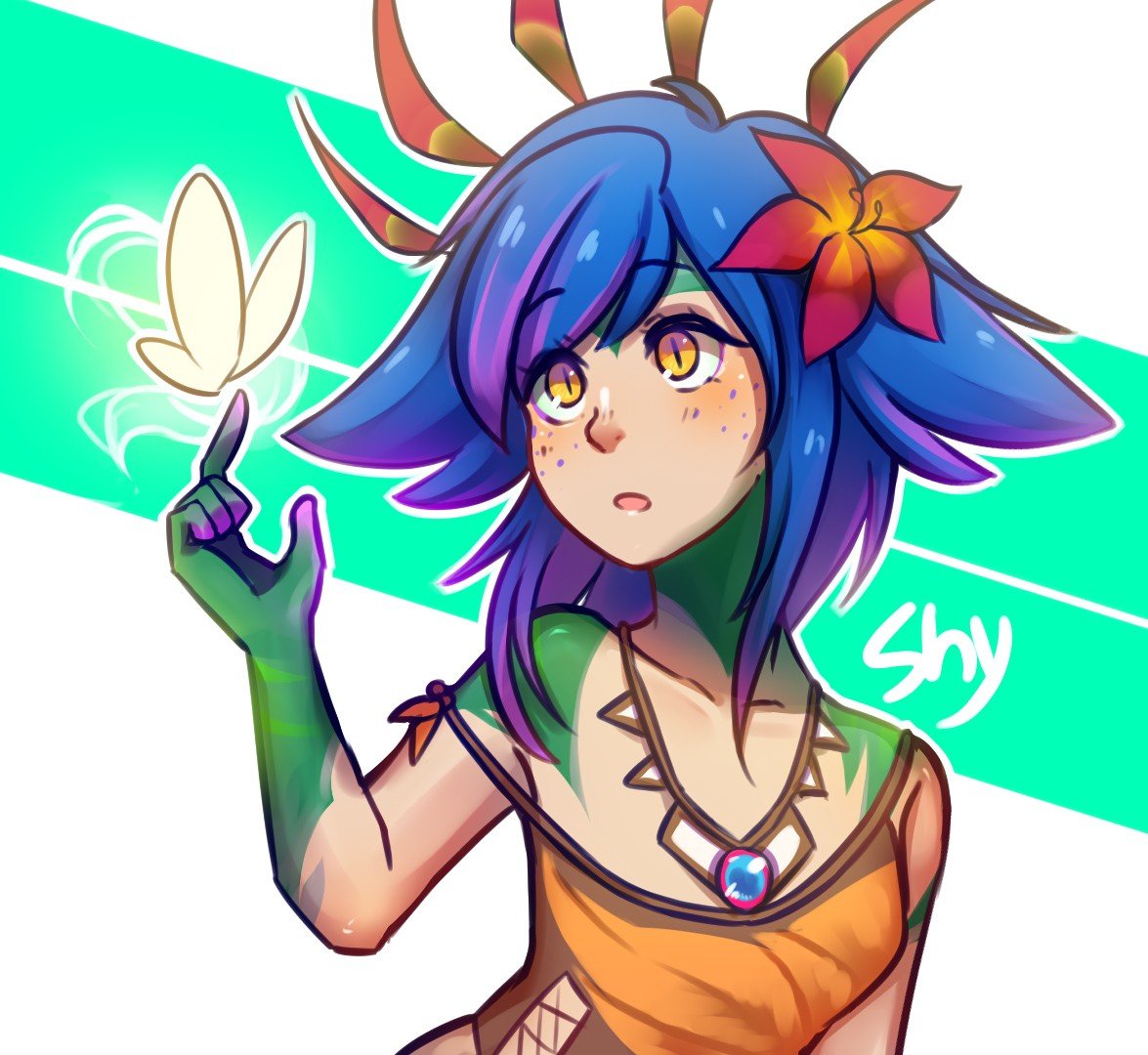 Neeko by shyoricchi HD Wallpaper Background Fan Art Artwork League of Legends lol