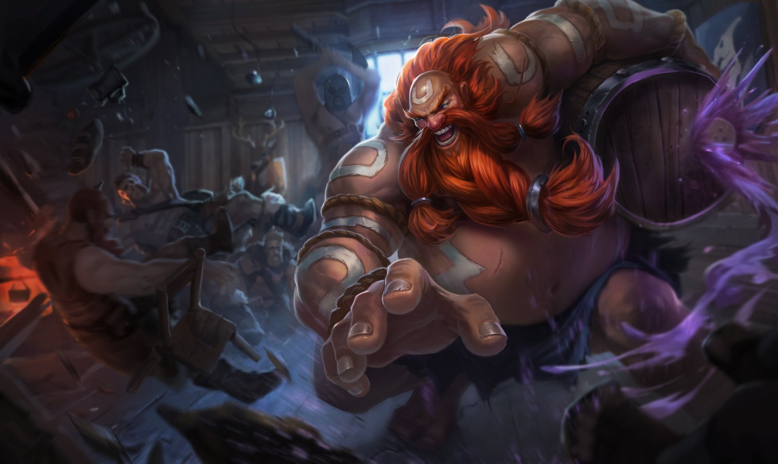 Classic Gragas Splash Art 4k HD Wallpaper Official Artwork League of Legends lol