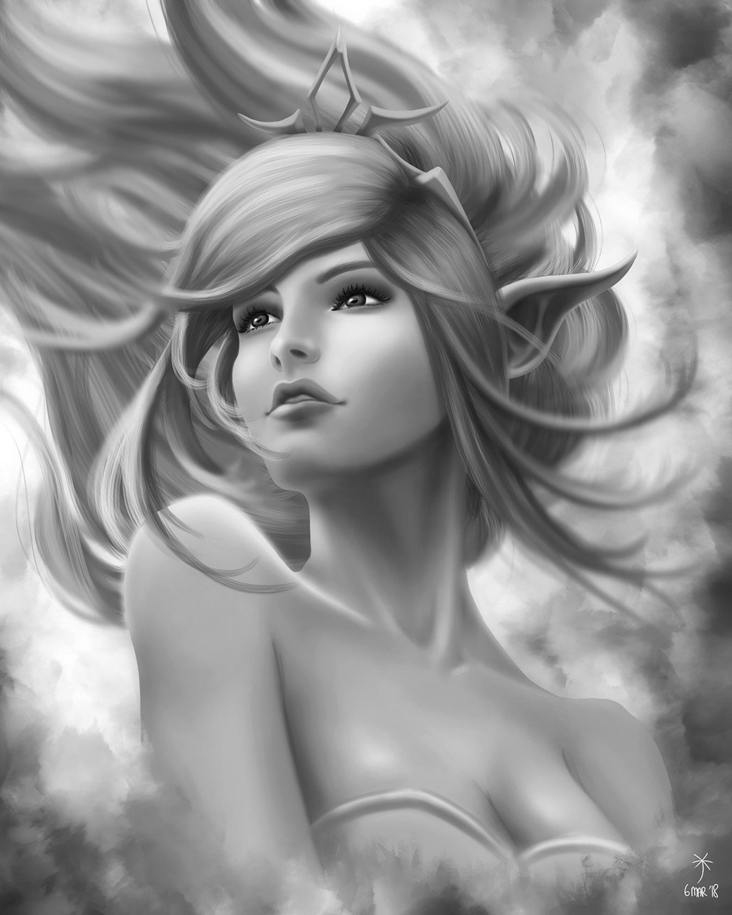Janna by illuviere HD Wallpaper Background Fan Art Artwork League of Legends lol