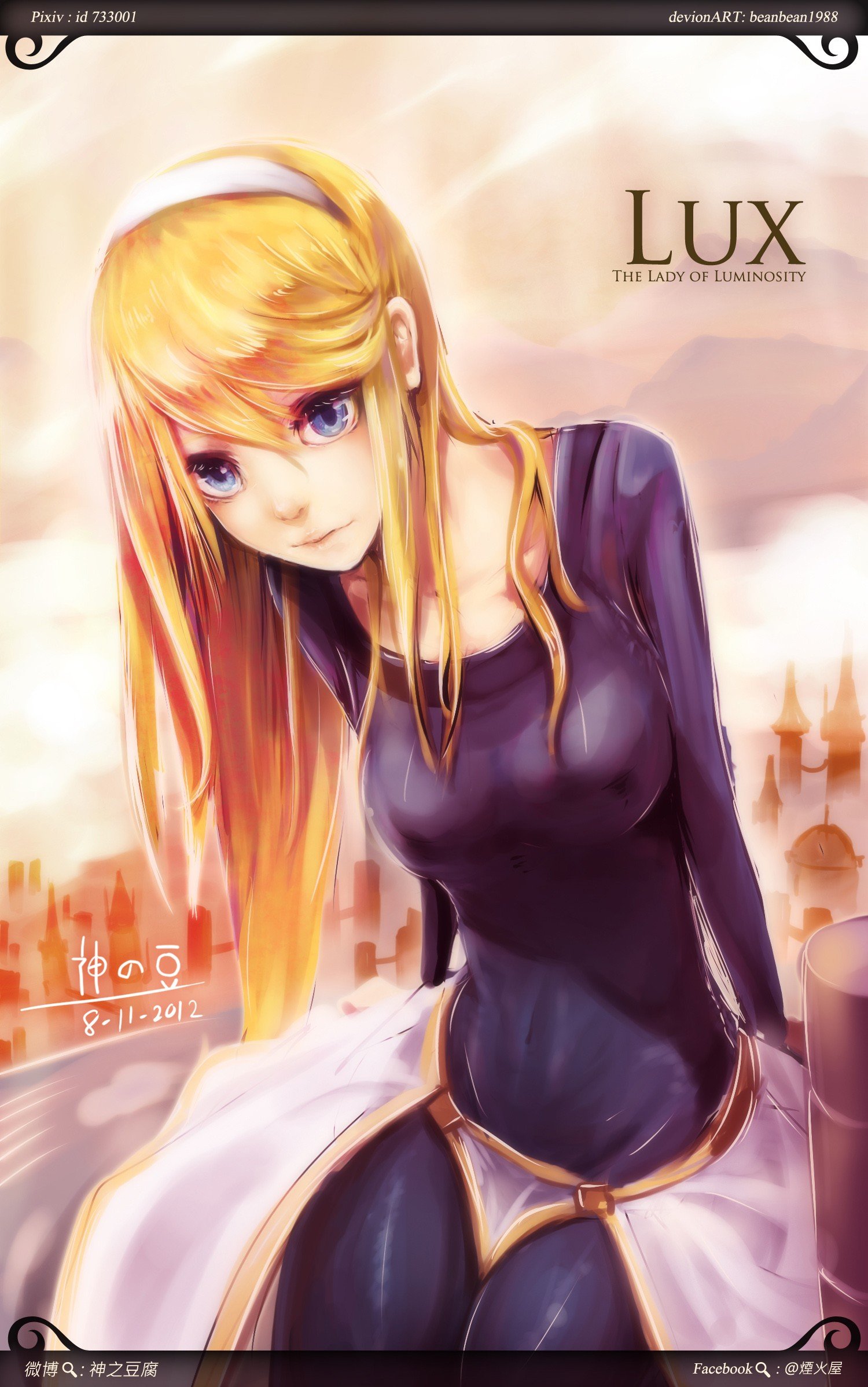 Lux by 神之豆腐 (5) HD Wallpaper Fan Art Artwork League of Legends lol