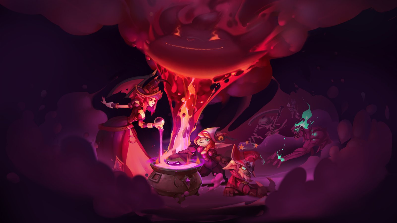 Doom Bots Promo Art League of Legends Artwork Wallpaper lol