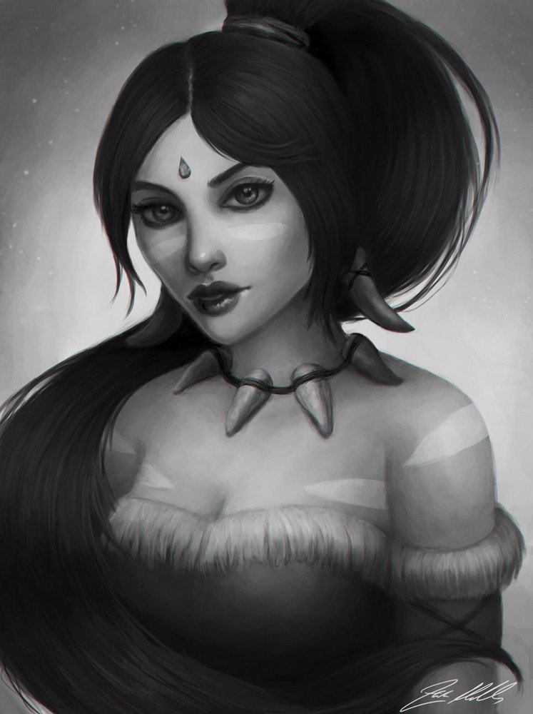 Nidalee by Kittrix HD Wallpaper Fan Artwork League of Legends lol