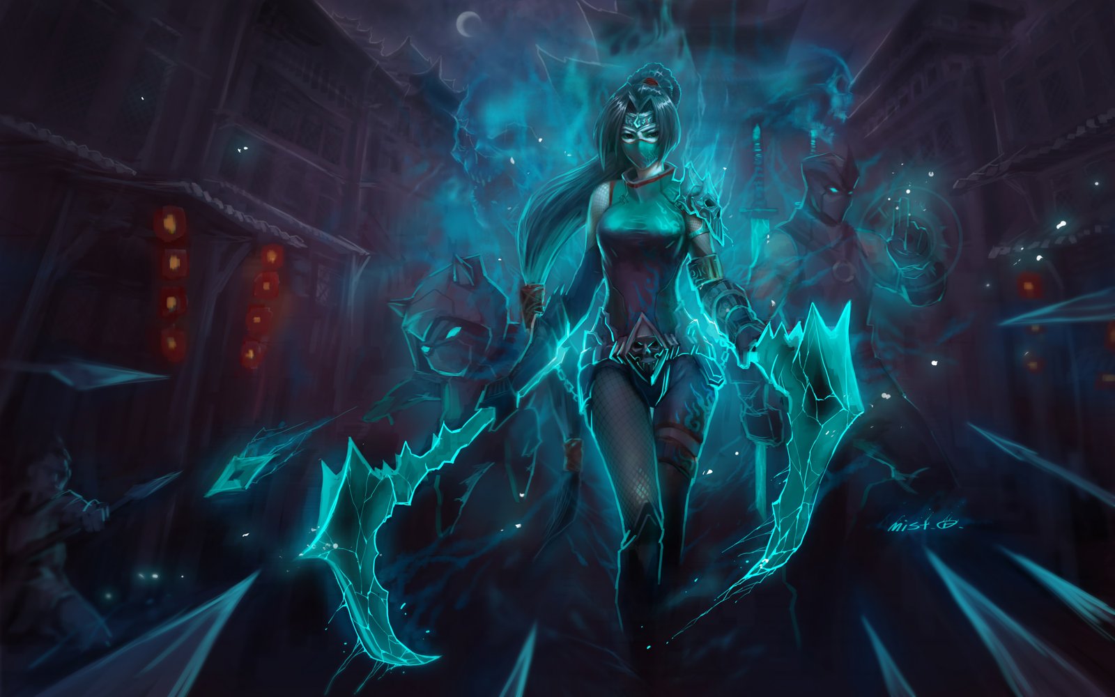 Akali by 小归MIST# League of Legends Artwork Wallpaper lol