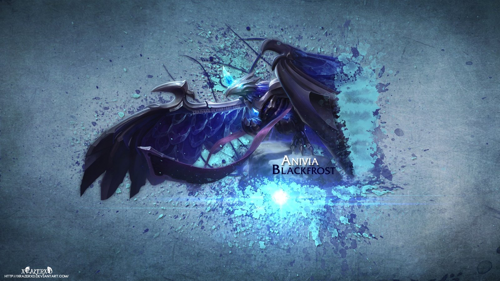Blackfrost Anivia by xRazerxD HD Wallpaper Artwork Fan Art League of Legends lol