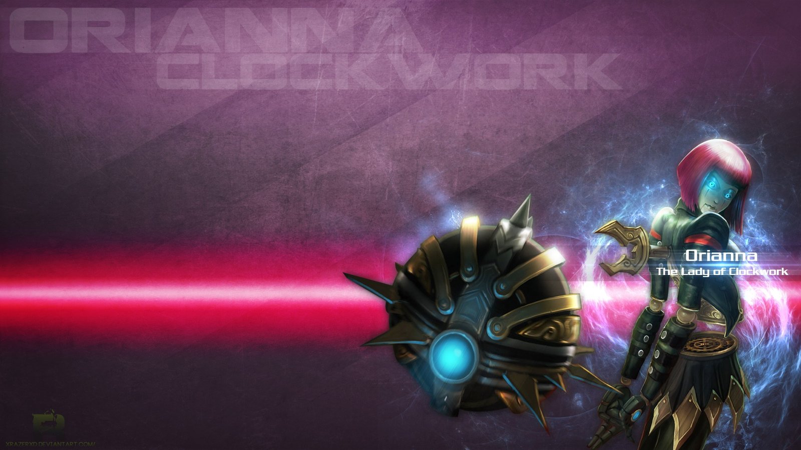 Bladecraft Orianna by xRazerxD HD Wallpaper Fan Artwork League of Legends lol