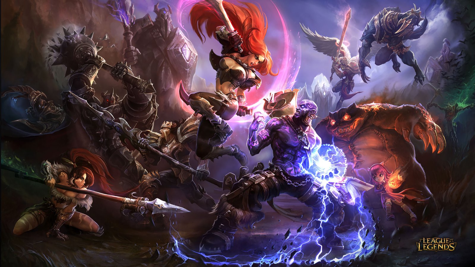 Katarina Vs Ryze Promo Art (2)