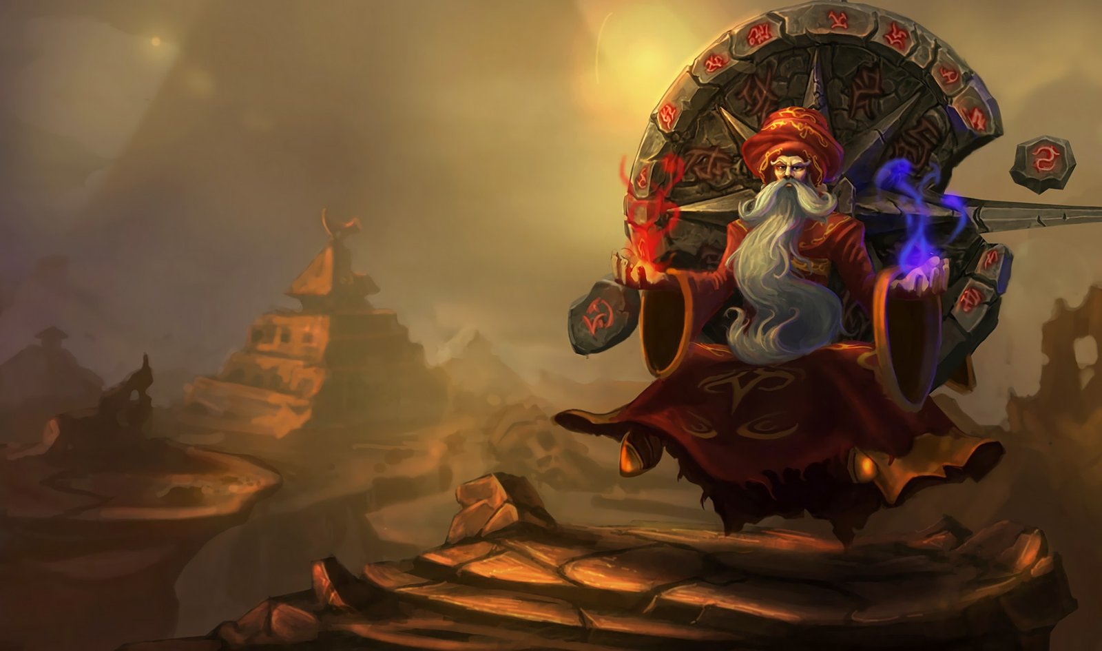 Shurima Desert Zilean Splash Art League of Legends Artwork Wallpaper lol