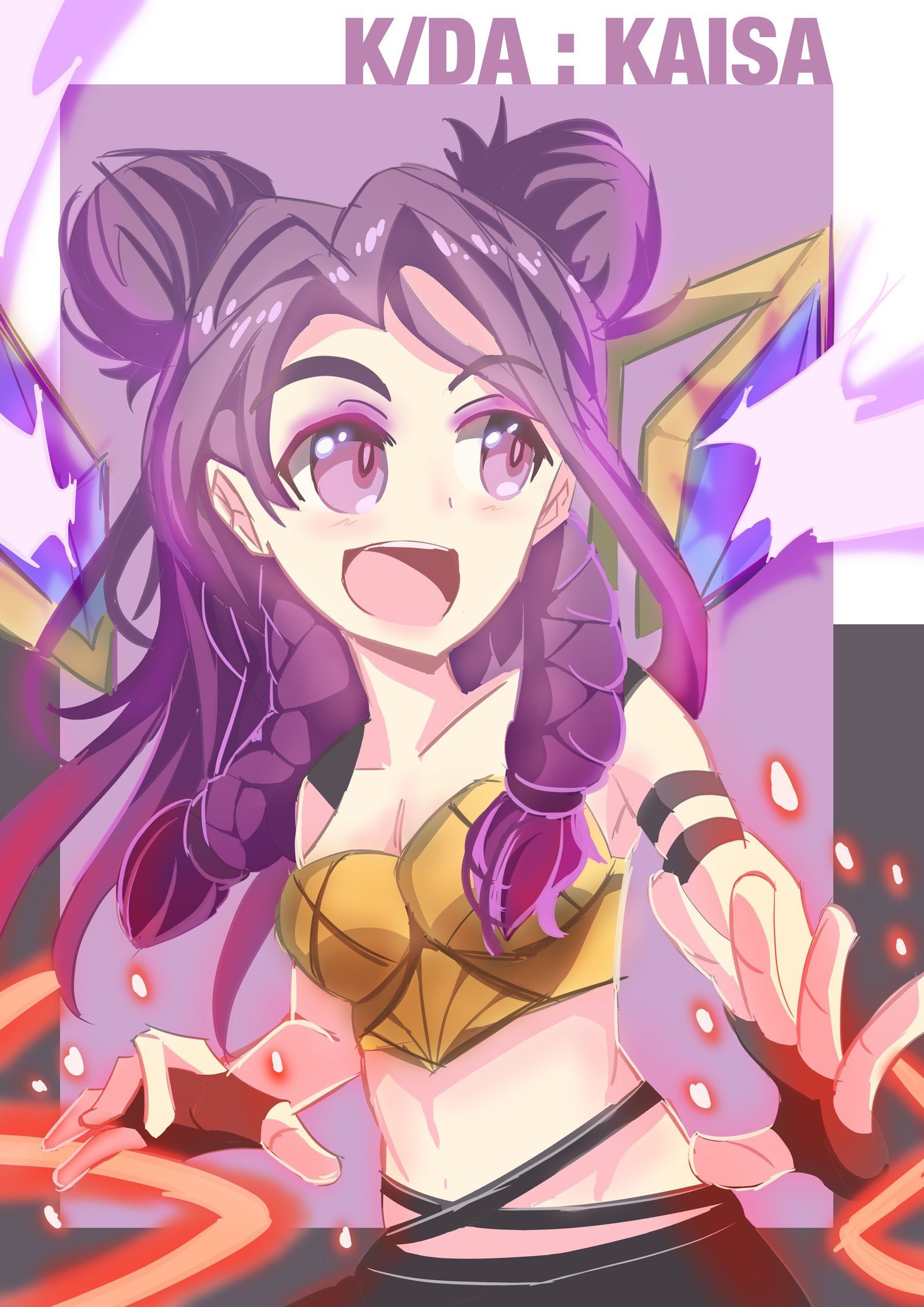 K/DA Kai'Sa by Blues HD 4k Wallpaper Background Fan Art Artwork League of Legends lol