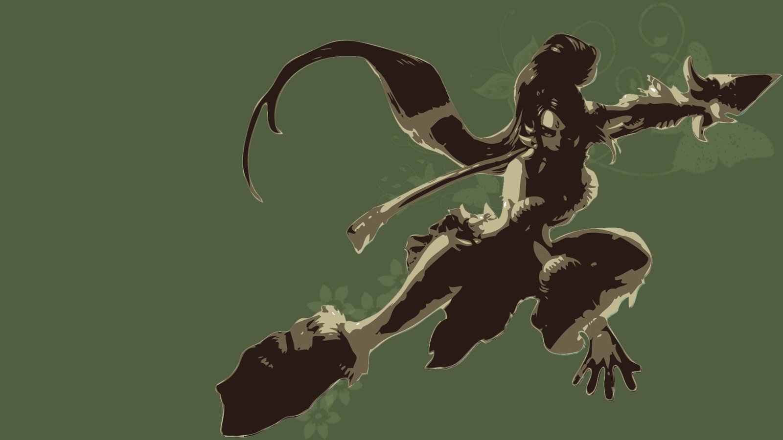 Nidalee Minimalistic by AlexisRayne HD Wallpaper Fan Artwork League of Legends lol