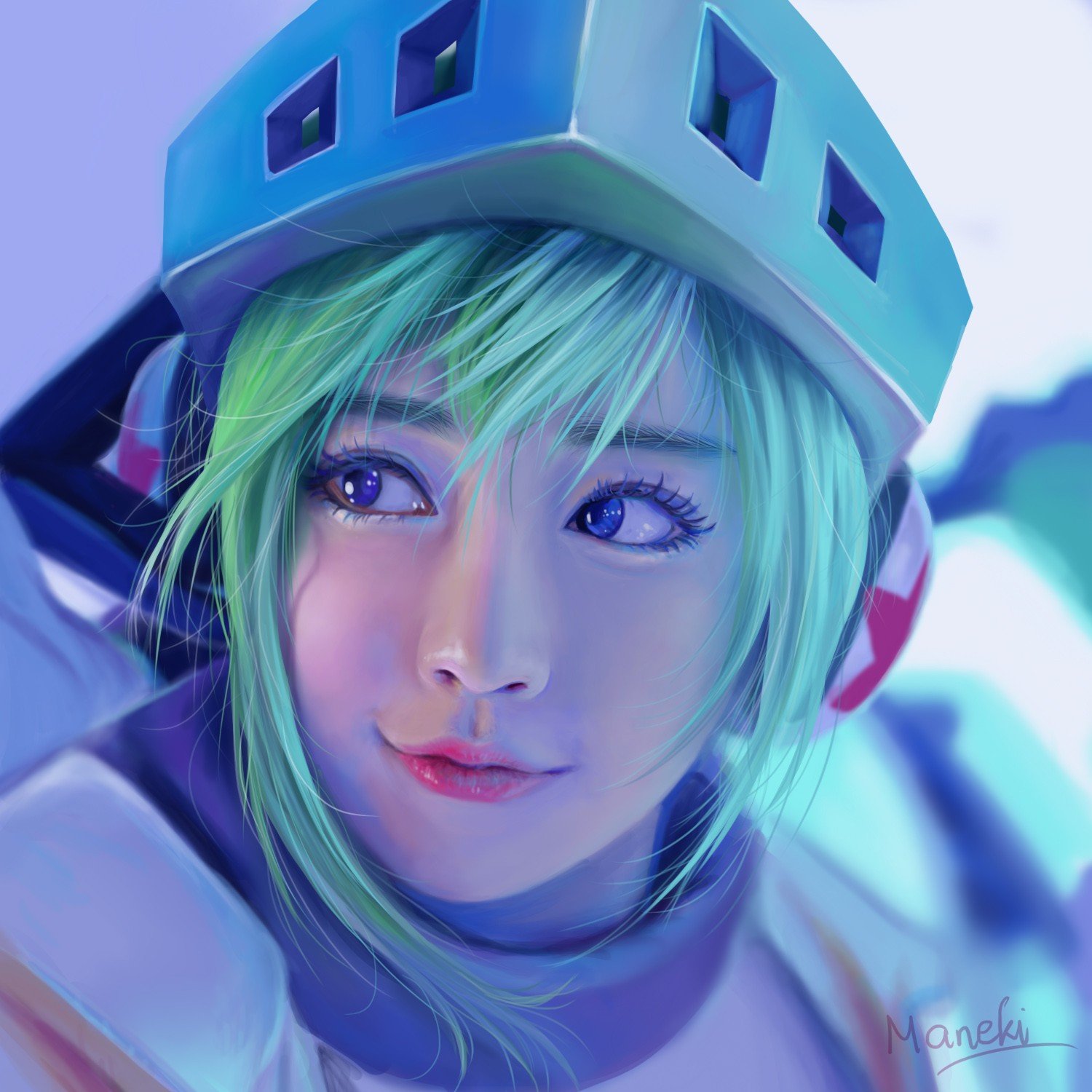 Arcade Riven Portrait by TiNi1993 HD Wallpaper Background Fan Art Artwork League of Legends lol