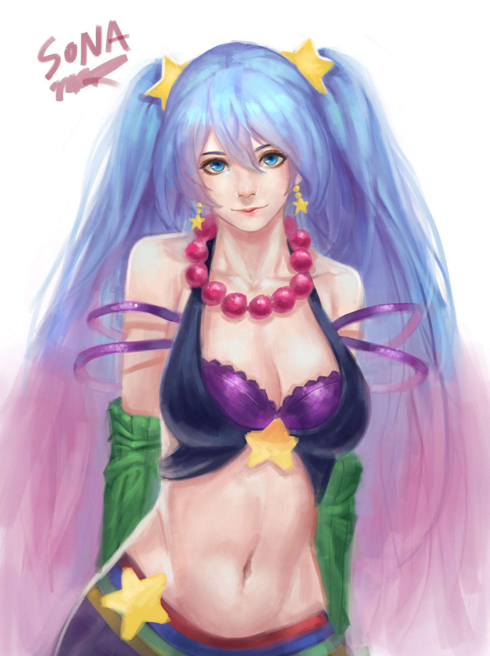 Arcade Sona by moo HD Wallpaper Fan Art Artwork League of Legends lol