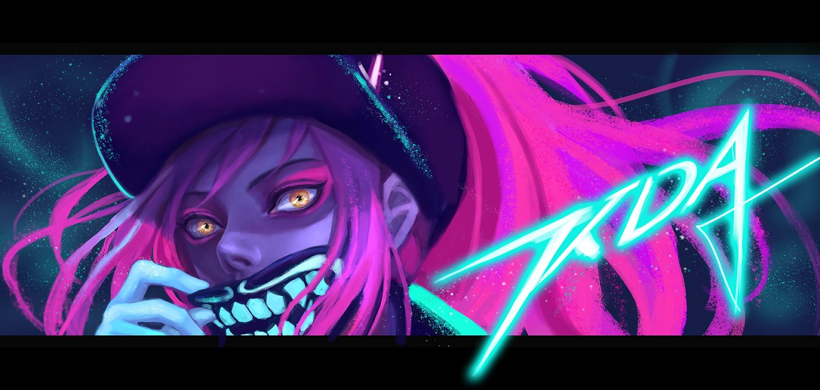 K/DA Akali by Ji-hyun Ro HD Wallpaper Background Fan Art Artwork League of Legends lol