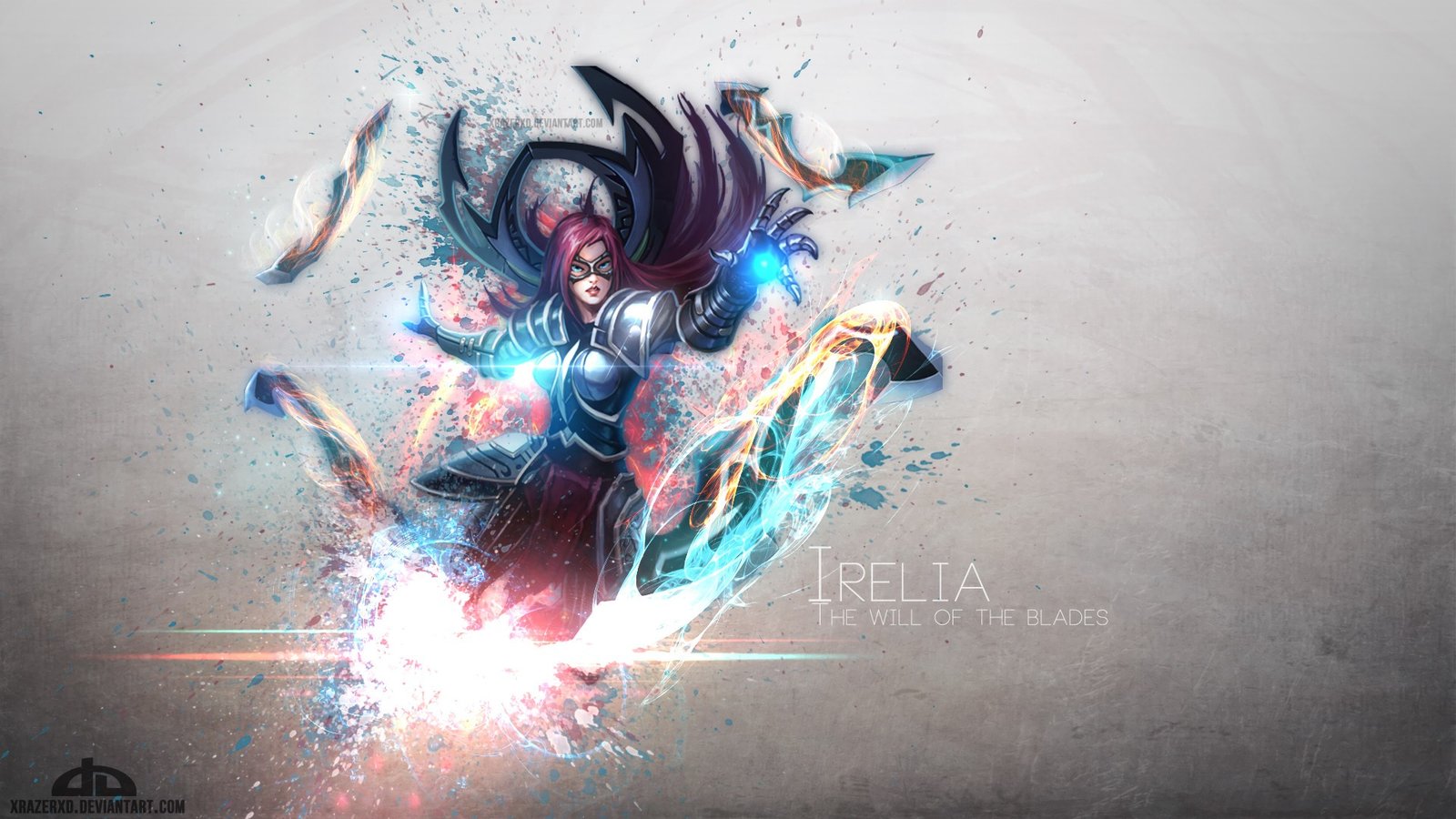 Infiltrator Irelia by xRazerxD (2) HD Wallpaper Fan Art Artwork League of Legends lol