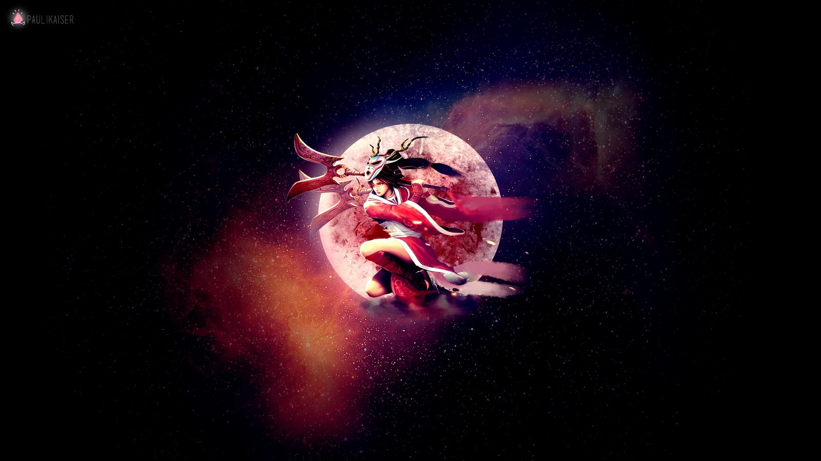 Blood Moon Akali by Paulikaiser (2) League of Legends Artwork Wallpaper lol