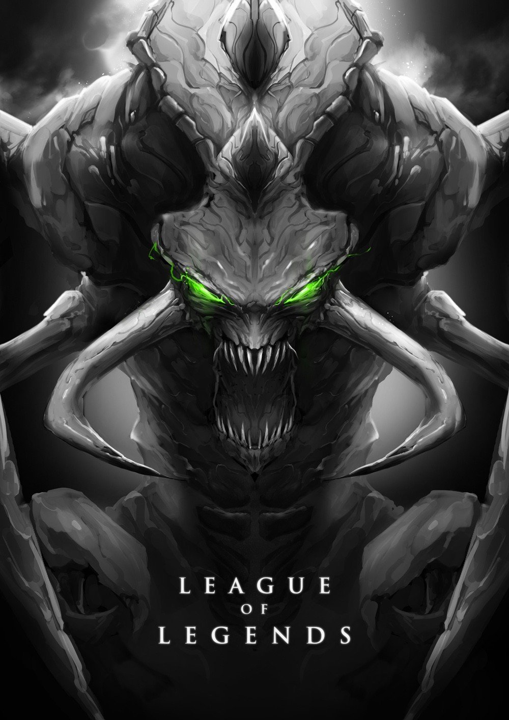 Cho'Gath by wacalac HD Wallpaper Fan Art Artwork League of Legends lol