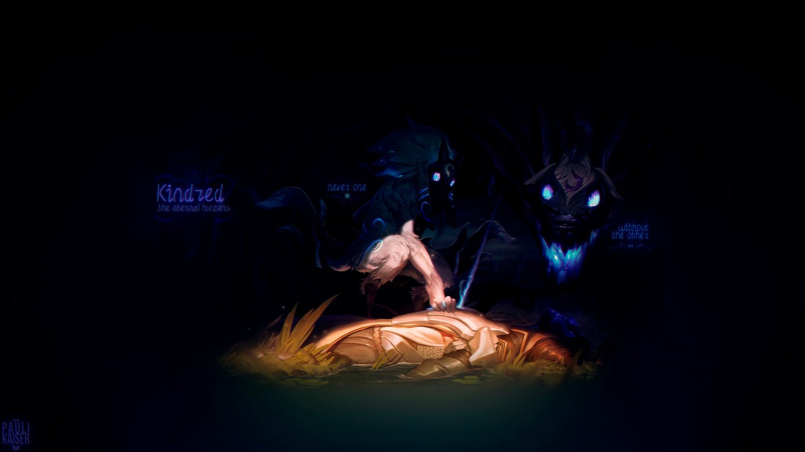 Kindred by Paulikaiser HD Wallpaper Fan Art Artwork League of Legends lol