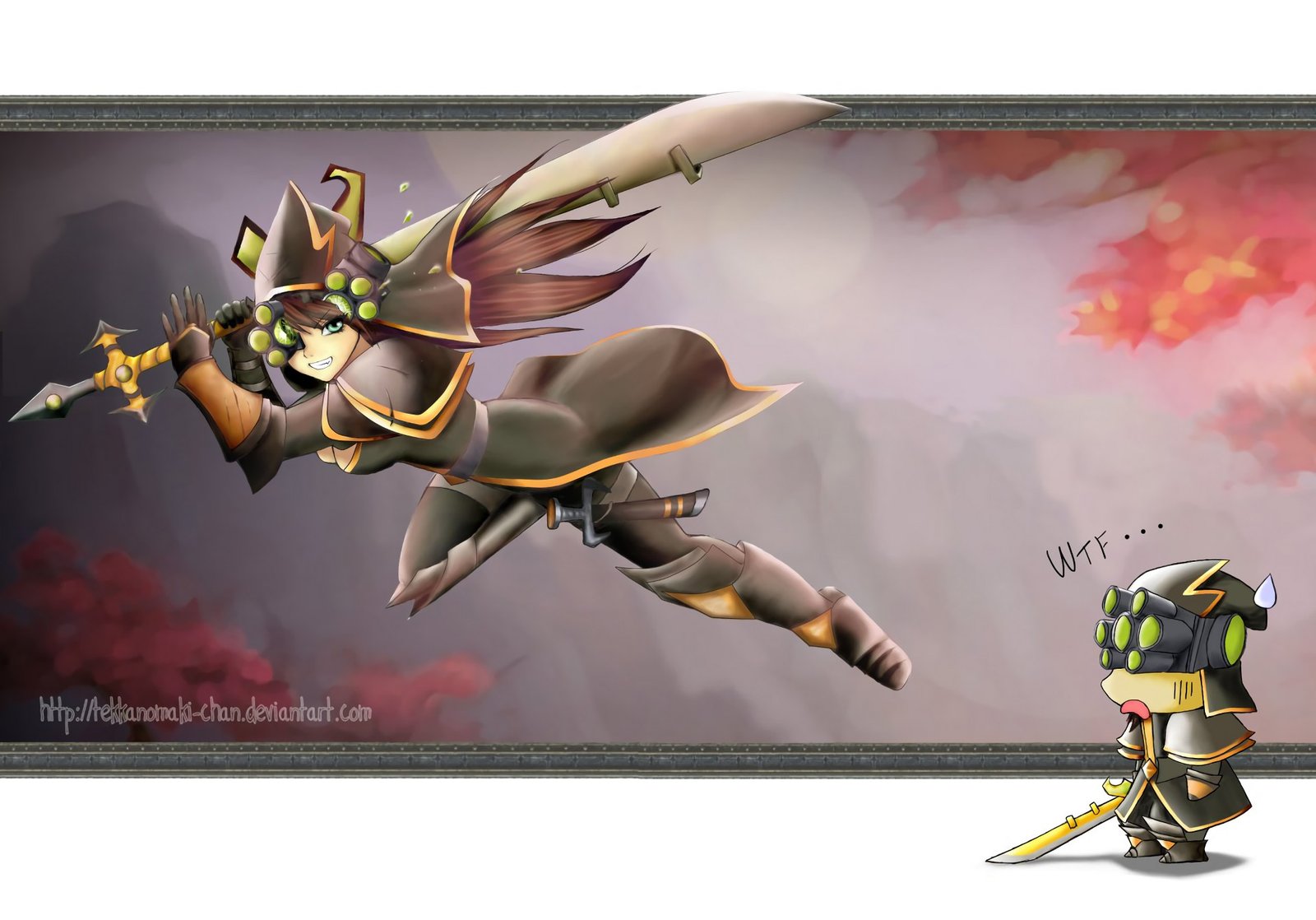 Female Master Yi by TekkanoMaki-chan Gender Swap Bend HD Wallpaper Fan Art Artwork League of Legends lol