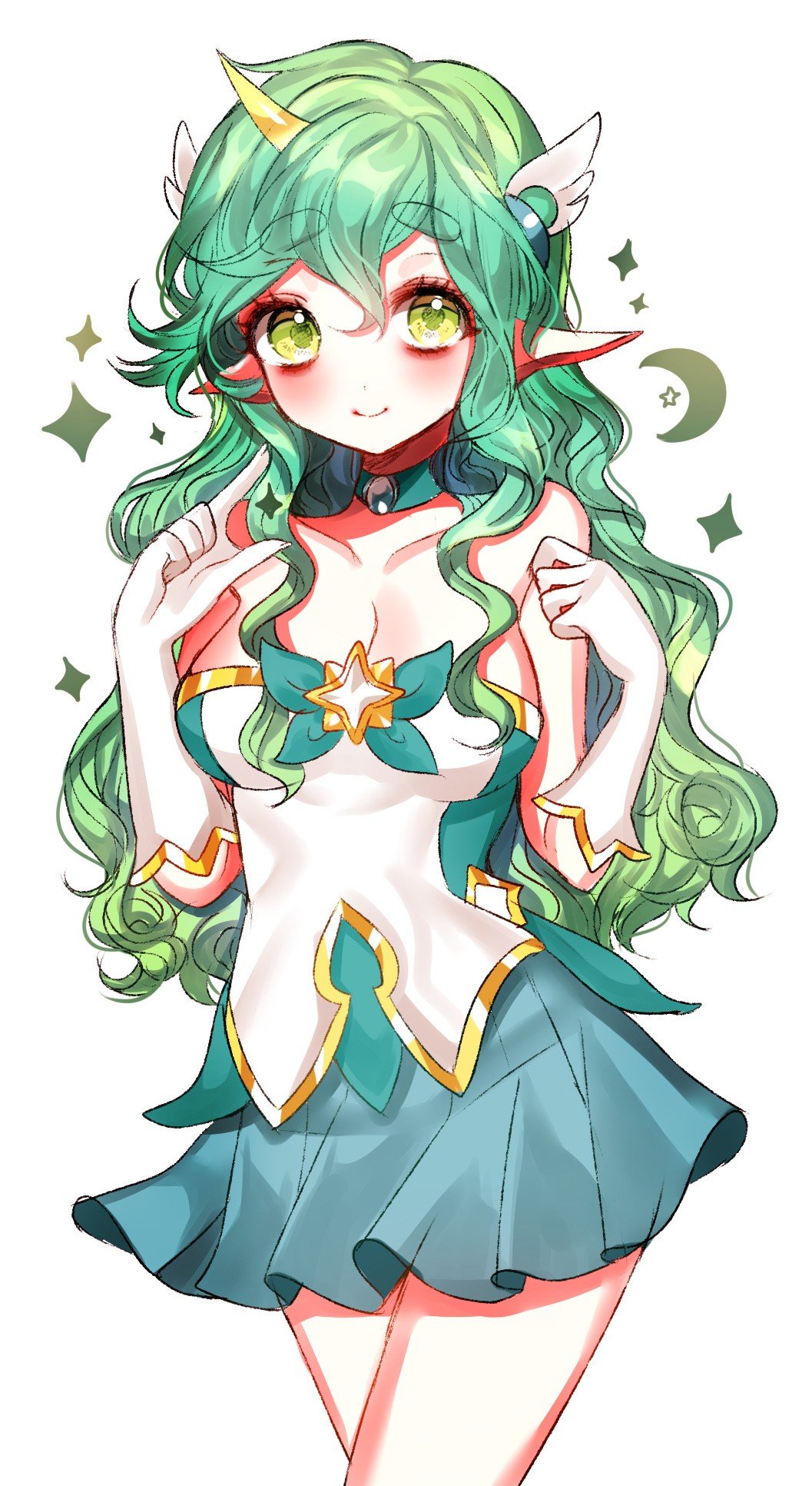 Star Guardian Soraka by 등뒤에엄마 HD Wallpaper Background Fan Art Artwork League of Legends lol
