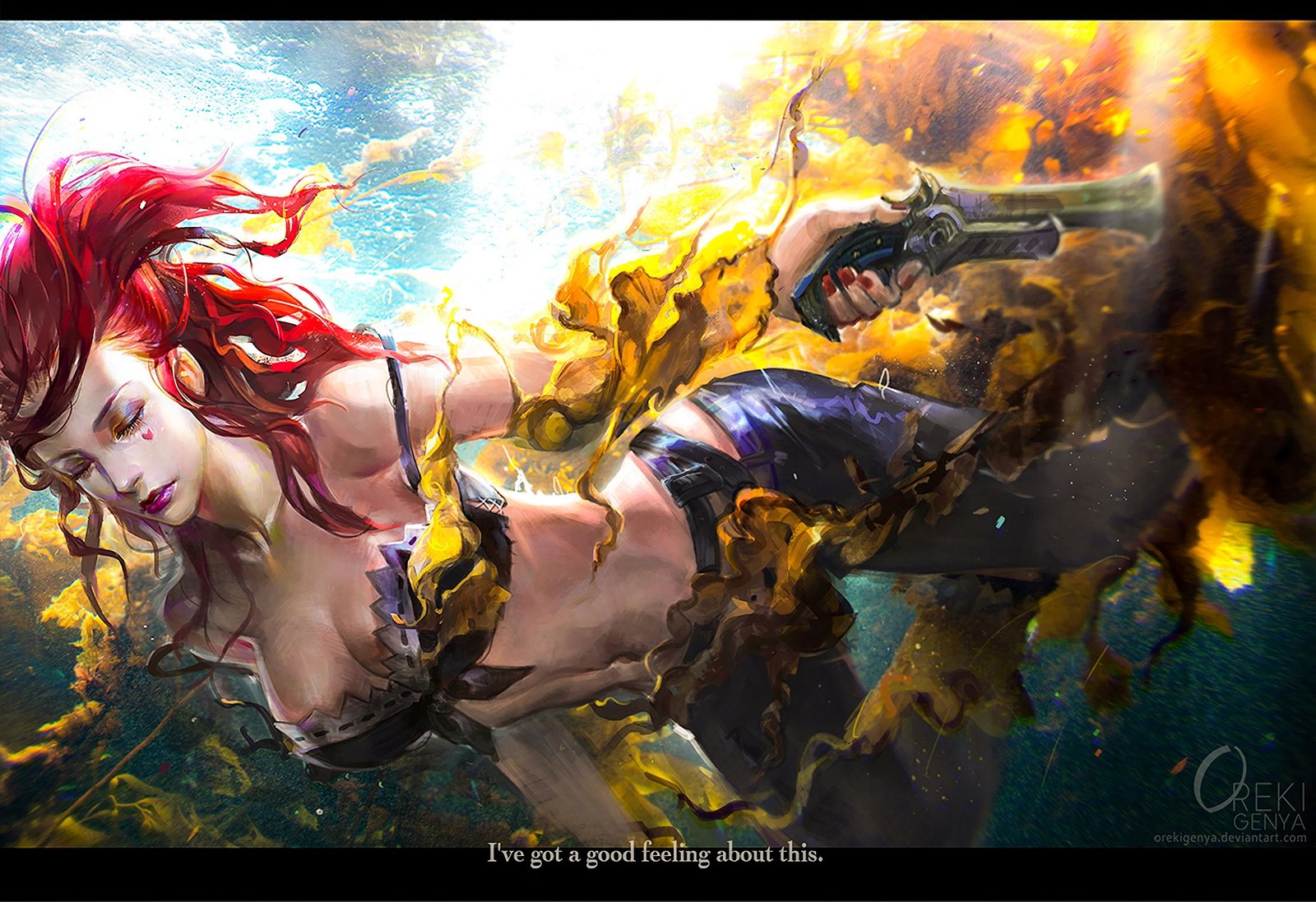 Miss Fortune by OrekiGenya (2) HD Wallpaper Fan Art Artwork League of Legends lol