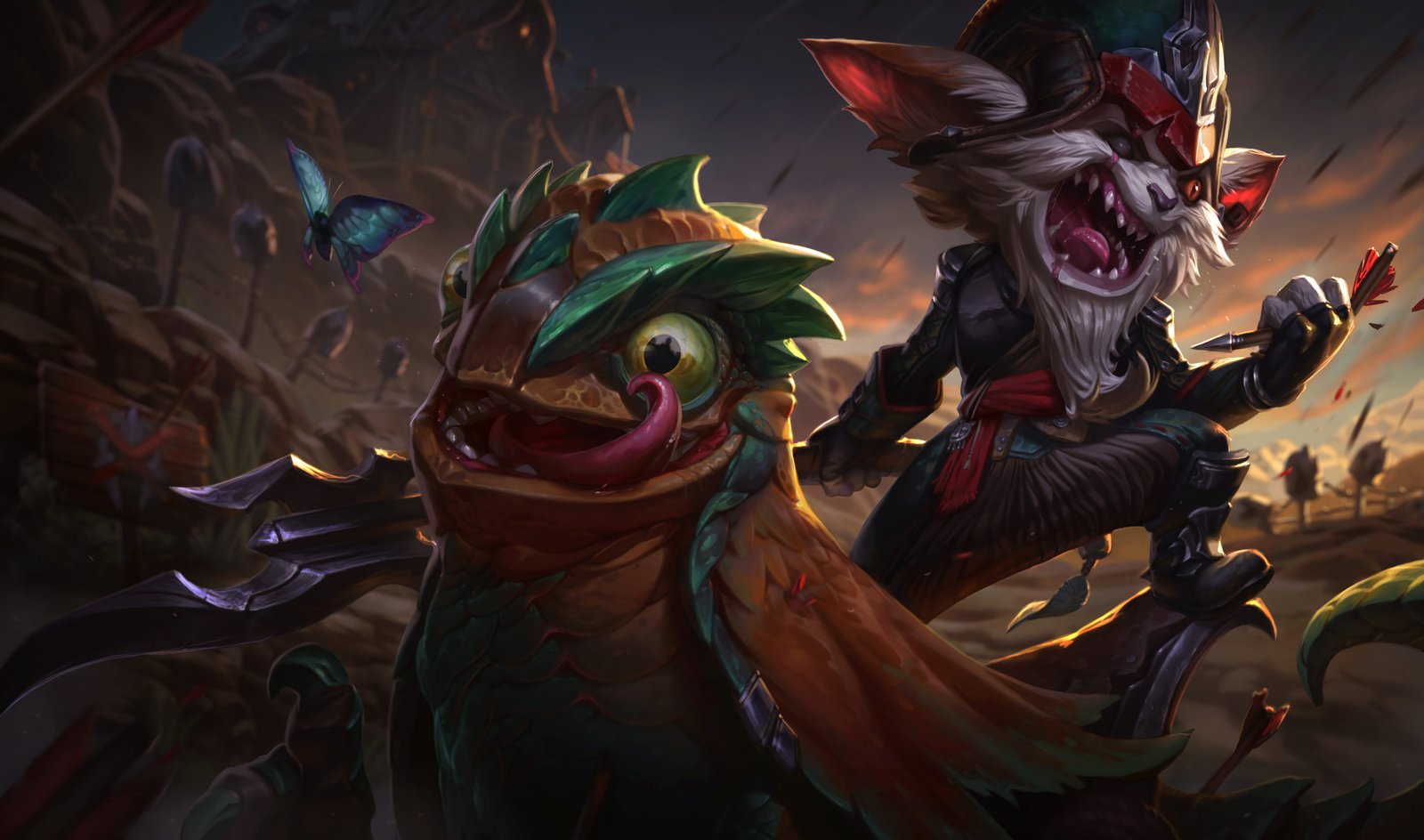 Classic Kled Splash Art HD 4k 6k Wallpaper Background Official Art Artwork League of Legends lol