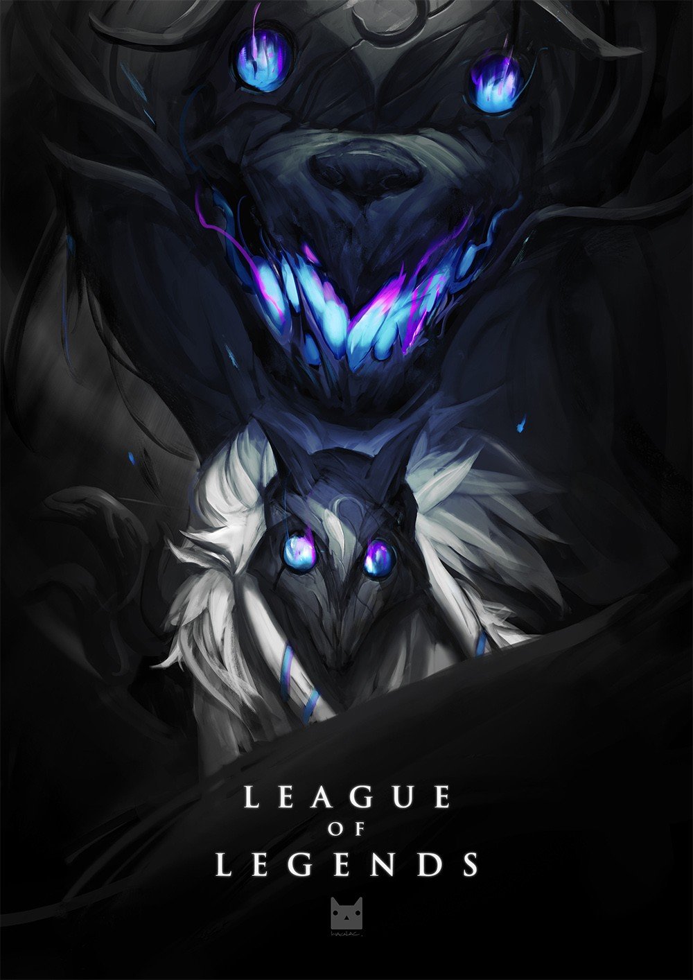 Kindred by wacalac (2) HD Wallpaper Fan Art Artwork League of Legends lol