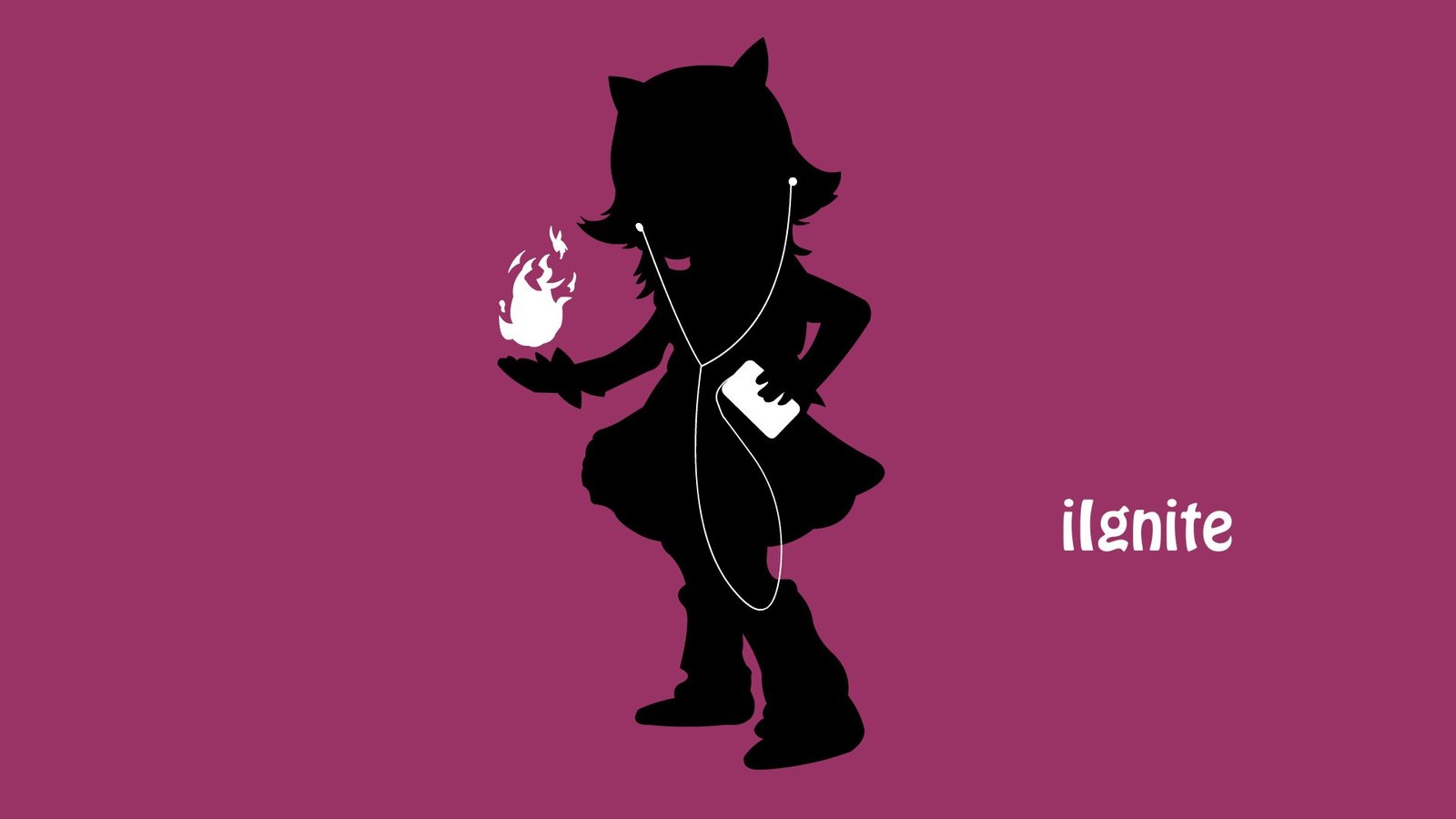 ipod Annie by Quiet-Lamp League of Legends Artwork Wallpaper lol Fan Art