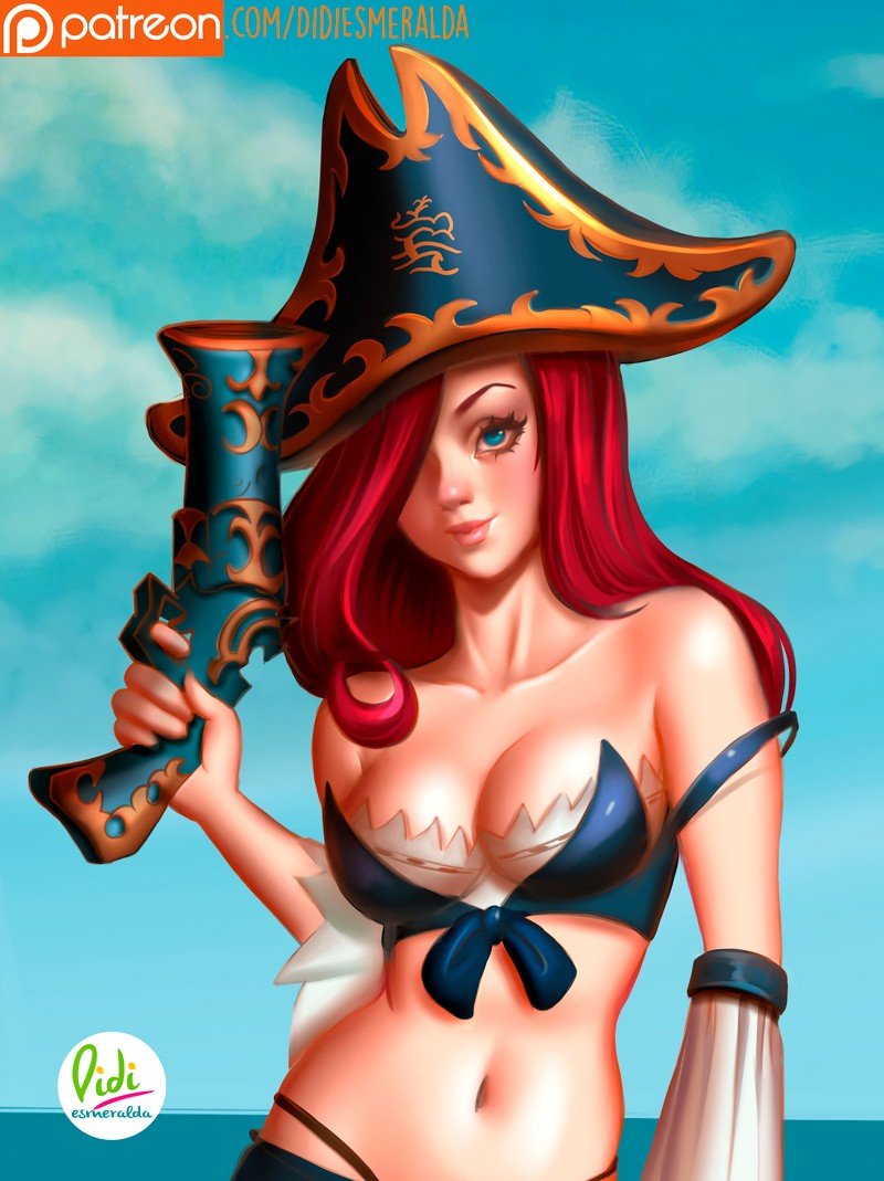 Miss Fortune by Didi-Esmeralda HD Wallpaper Fan Art Artwork League of Legends lol