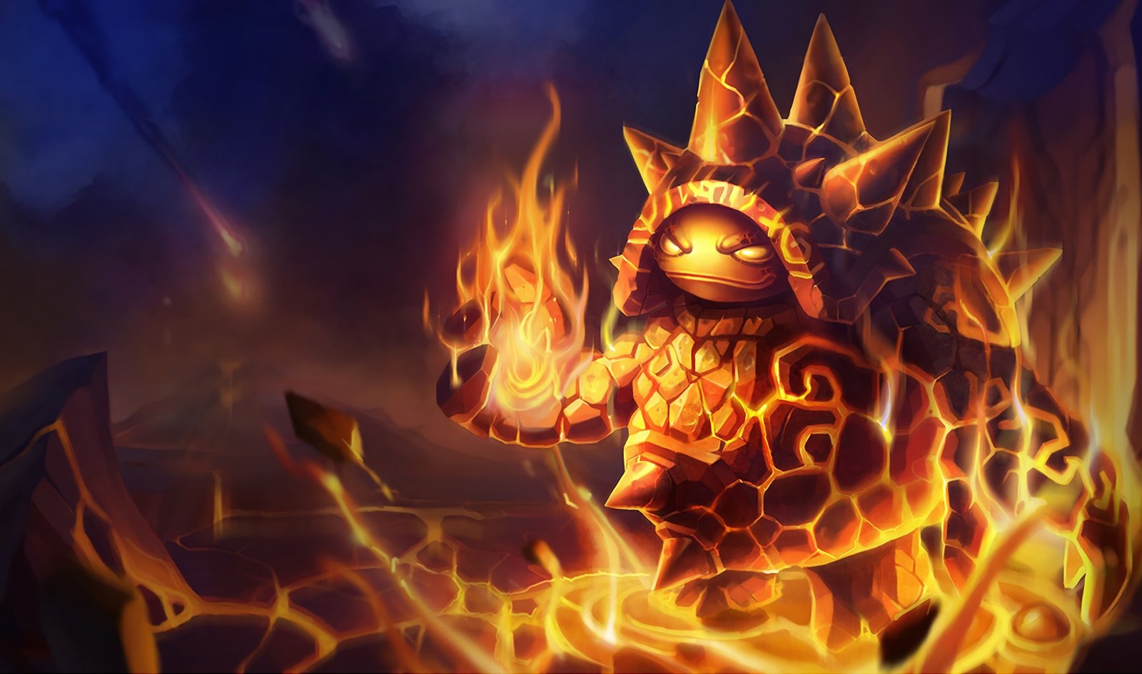 Molten Rammus Splash Art League of Legends Artwork Wallpaper lol