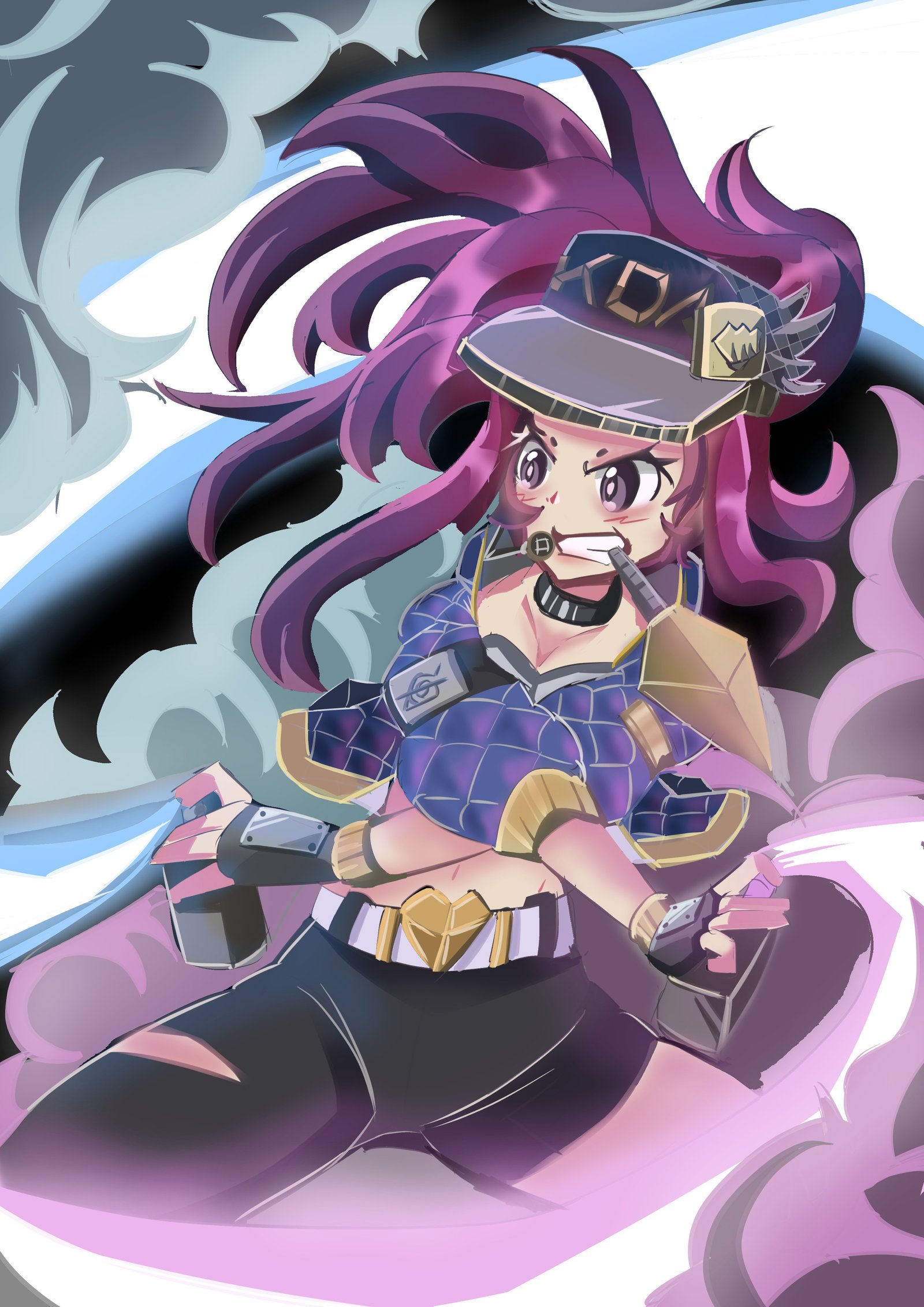 K/DA Akali by Blues HD Wallpaper Background Fan Art Artwork League of Legends lol