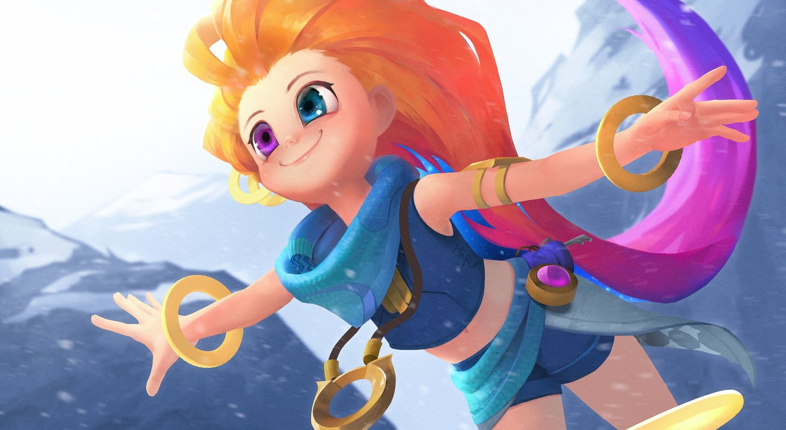 Zoe by KORHIPER HD Wallpaper Background Fan Art Artwork League of Legends lol