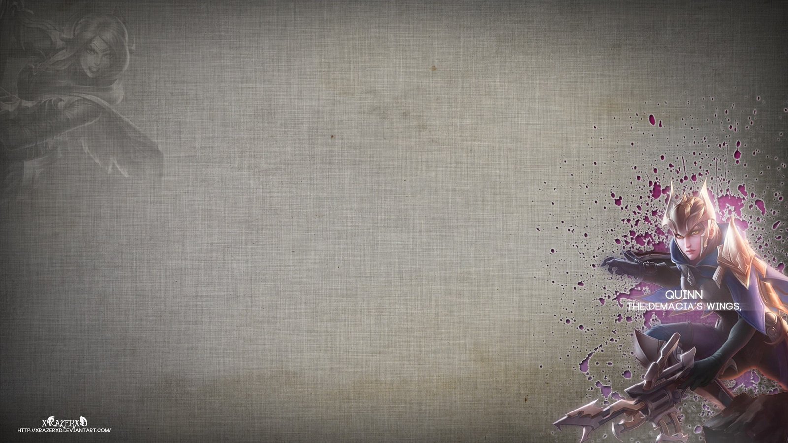 Quinn by xRazerxD League of Legends Artwork Wallpaper lol