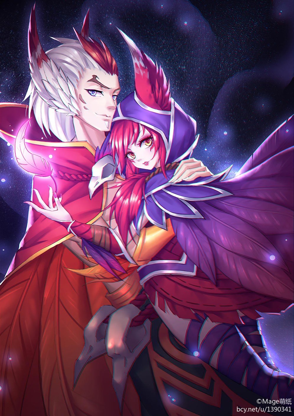 Xayah & Rakan | Wallpapers & Fan Arts | League Of Legends | LoL Stats