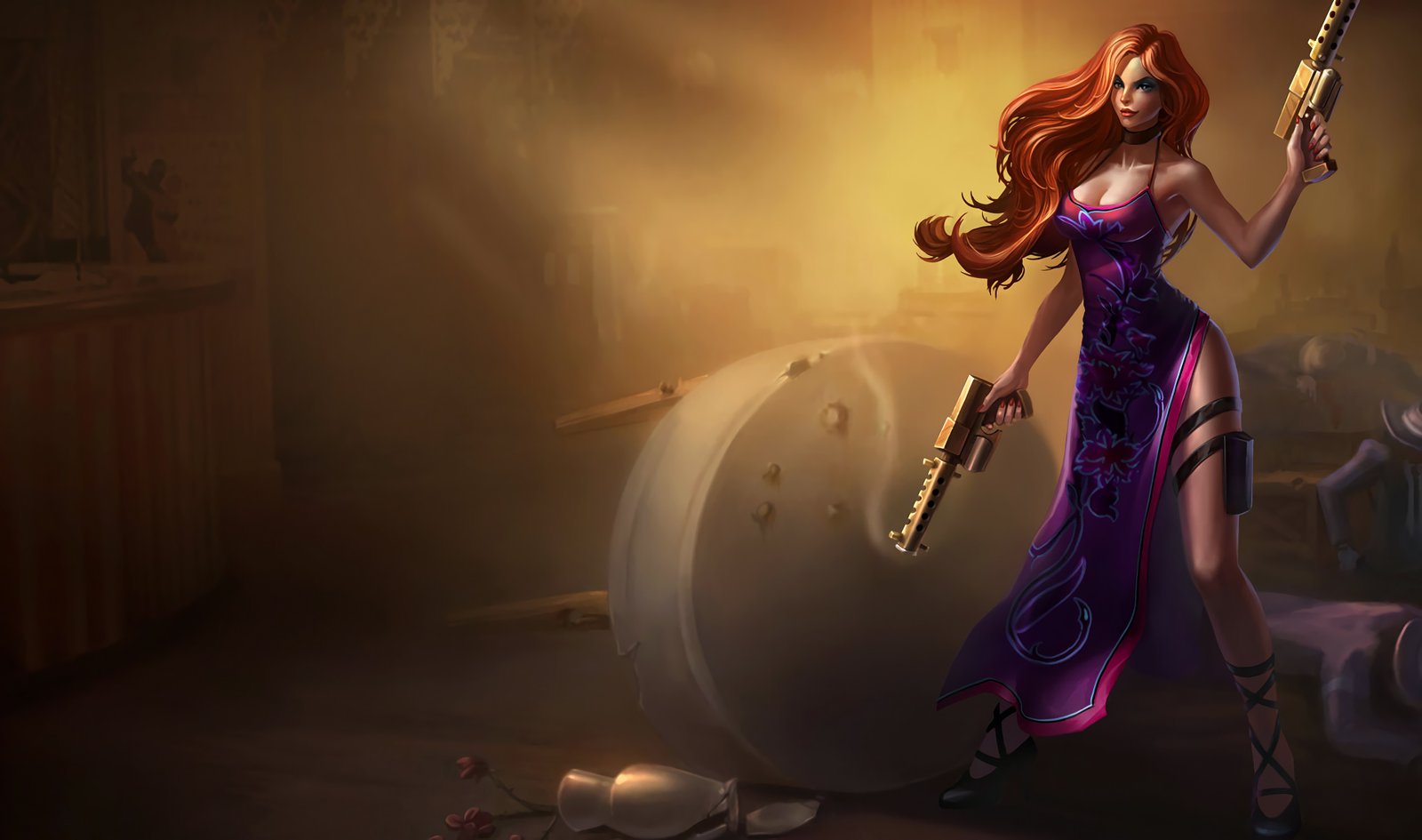 Secret Agent Miss Fortune Chinese League of Legends Artwork Wallpaper lol.