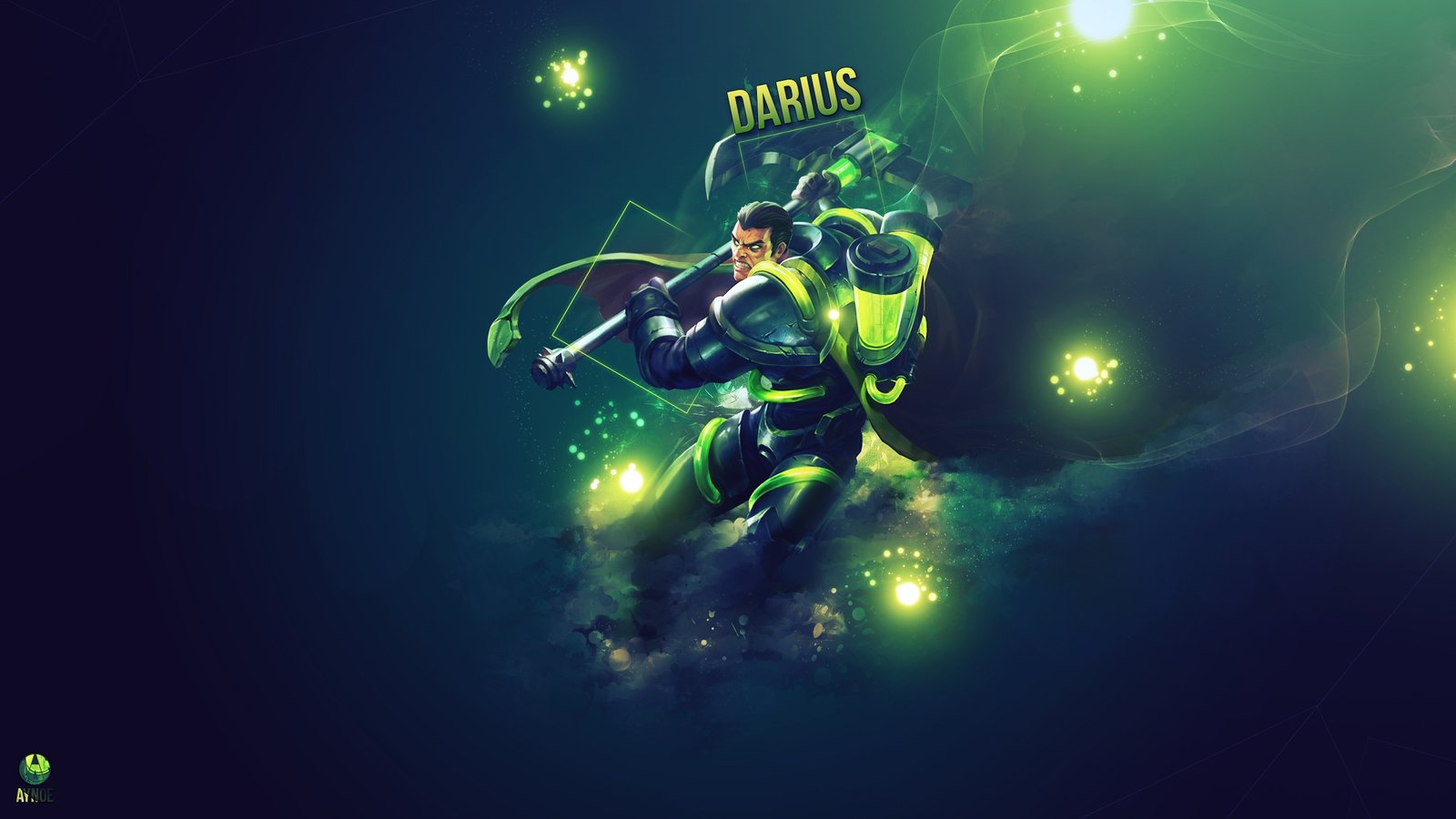 Bioforge Darius by Aynoe HD Wallpaper Fan Art Artwork League of Legends lol...